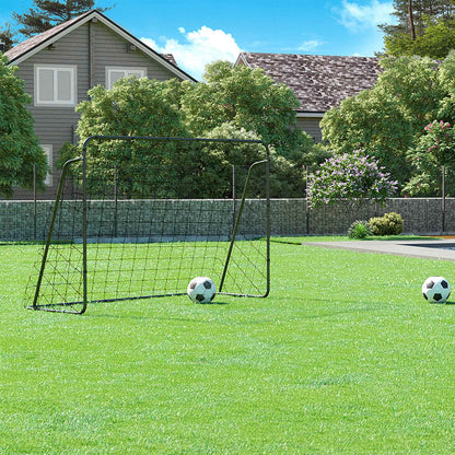 Black Portable Football Gate for Garden - image 4