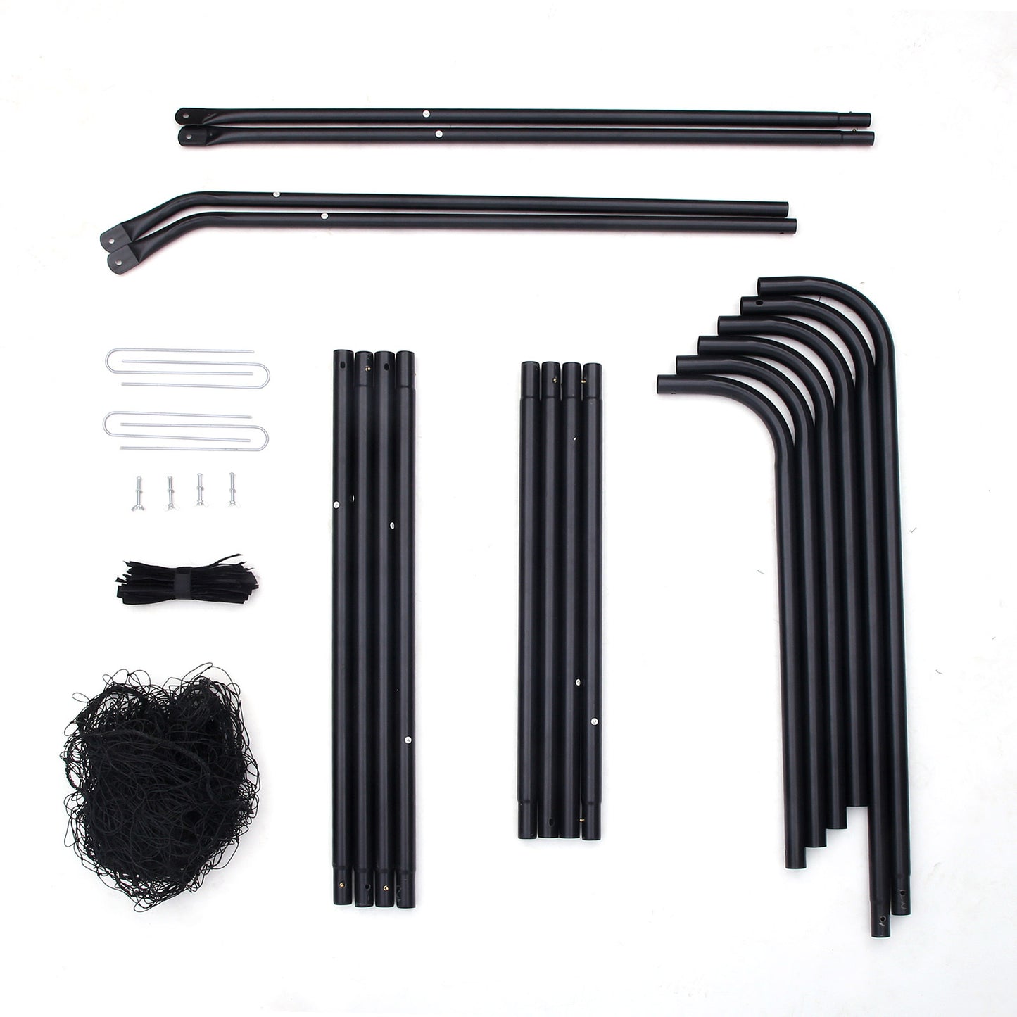 Black Portable Football Gate for Garden - image 7