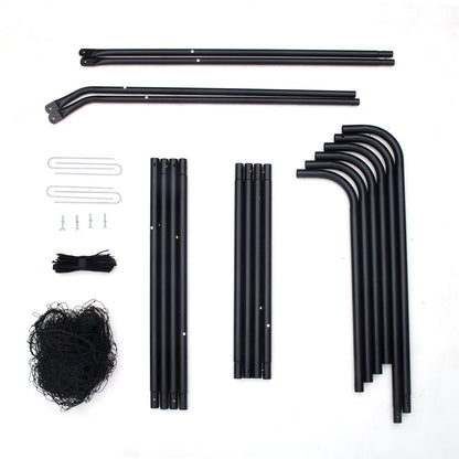 Black Portable Football Gate for Garden - image 7