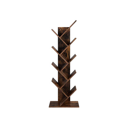 Tree Style Bookshelf | 8-Tier Floor Standing Bookcase