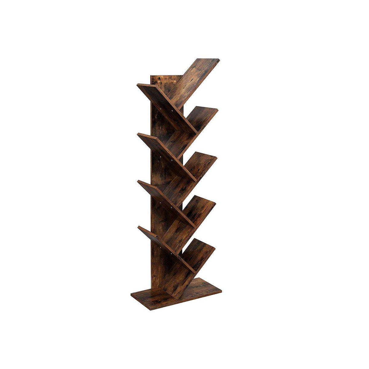Tree Style Bookshelf | 8-Tier Floor Standing Bookcase
