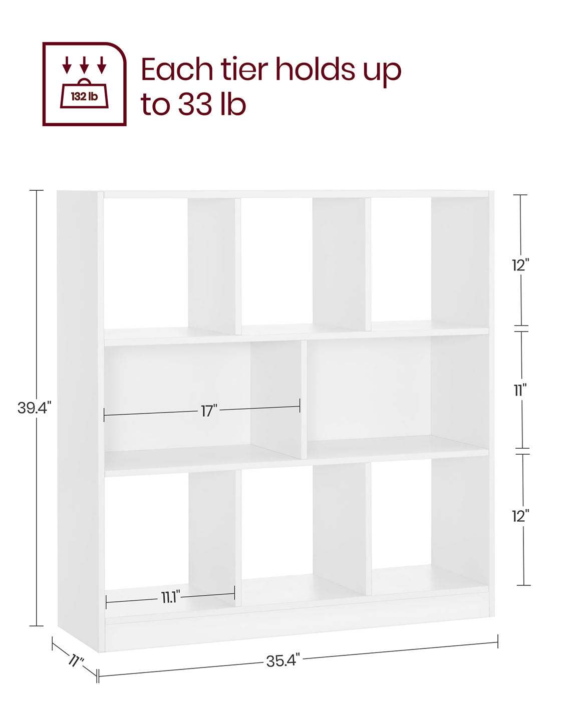 Bookcase | Wooden | Freestanding Bookshelf