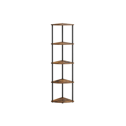 Corner Shelf, Superfast Toolless Assembly, 5-Tier Corner Standing Shelf, Corner Shelf Stand