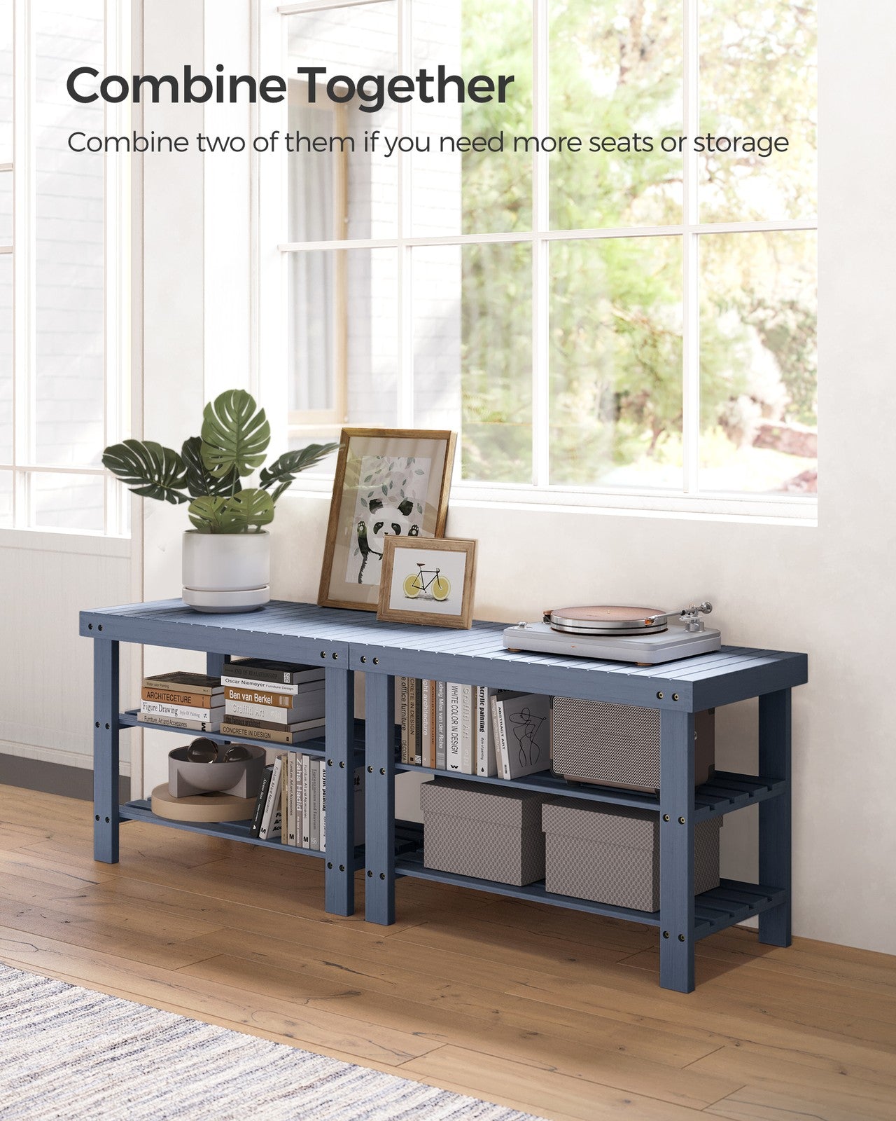 3-Tier Bamboo Shoe Rack Bench - image 28