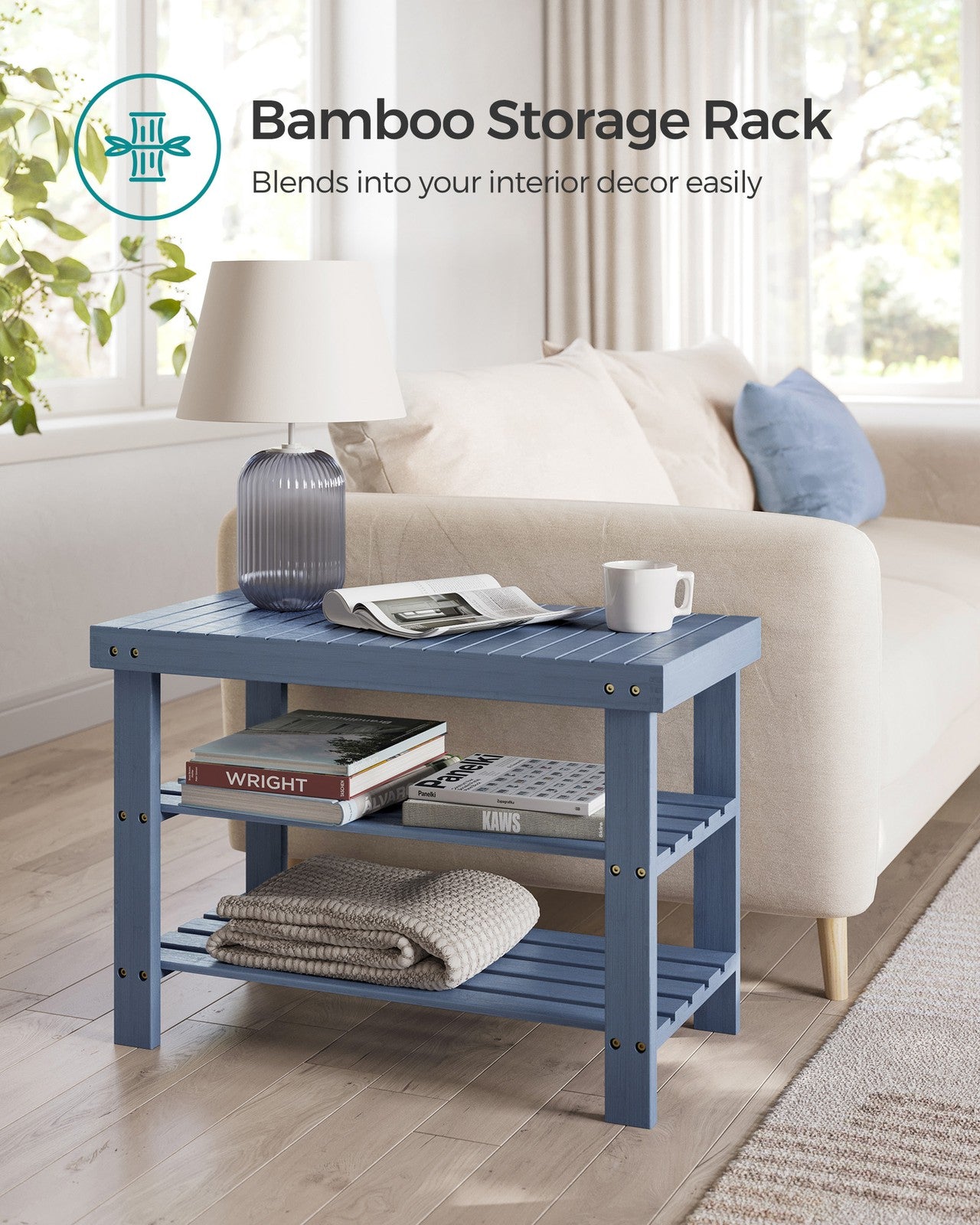 3-Tier Bamboo Shoe Rack Bench - image 29