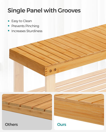 3-Tier Bamboo Shoe Rack Bench - image 19