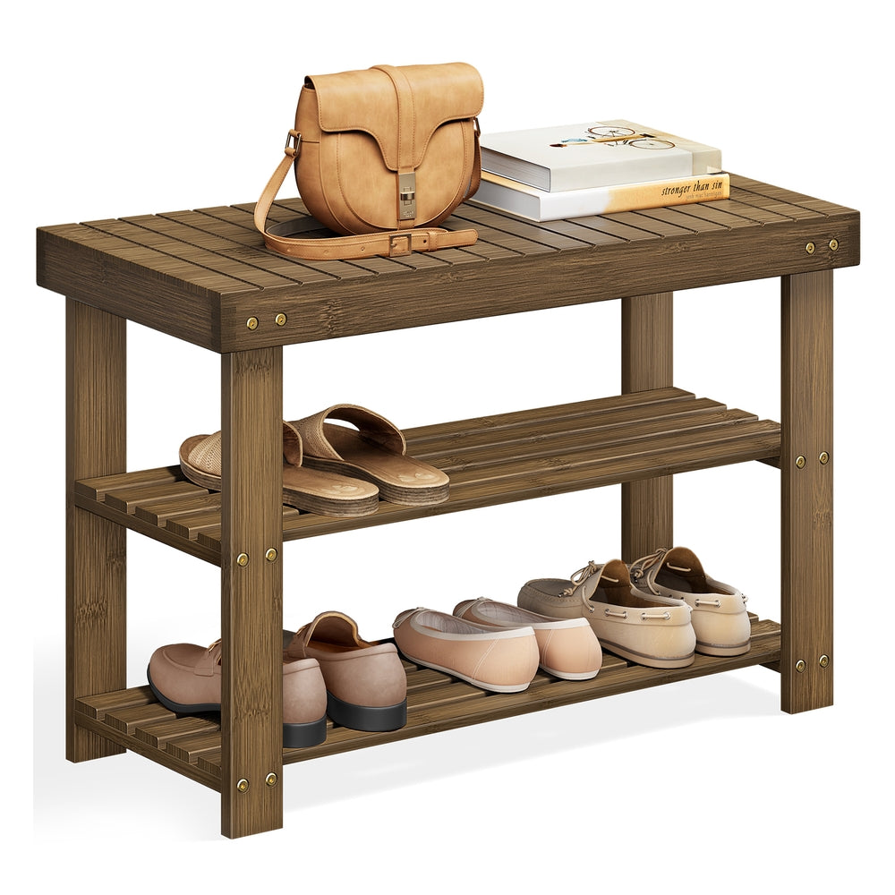 3-Tier Bamboo Shoe Rack Bench - image 32