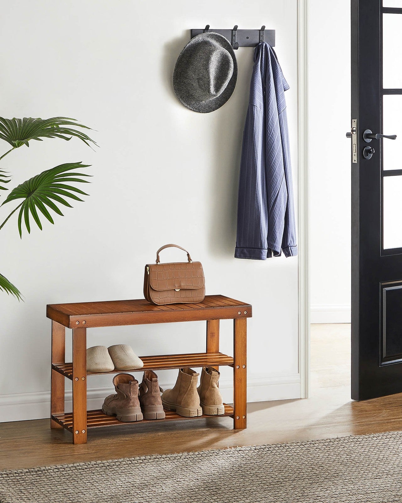 3-Tier Bamboo Shoe Rack Bench - image 33