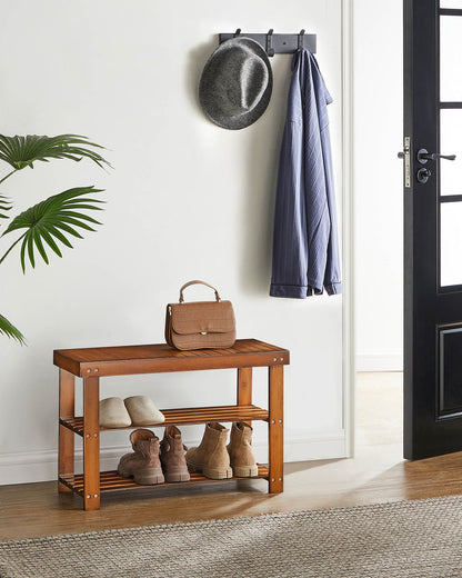 3-Tier Bamboo Shoe Rack Bench - image 33