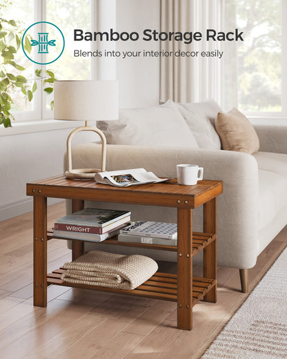 3-Tier Bamboo Shoe Rack Bench - image 37