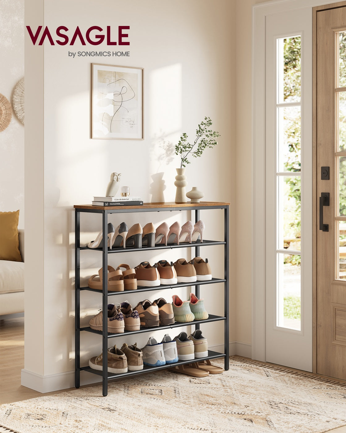Shoe Rack, Large Shoe Storage Organizer for Closet, Entryway - image 2