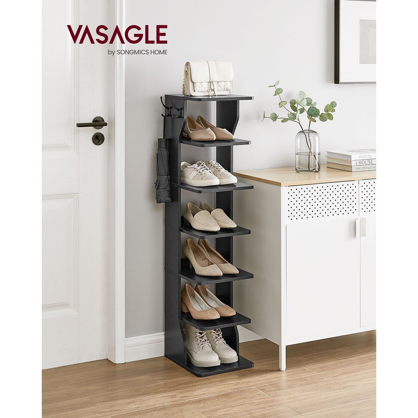 6 Tier Slim Shoe Storage Rack