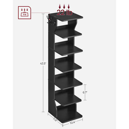 6 Tier Slim Shoe Storage Rack
