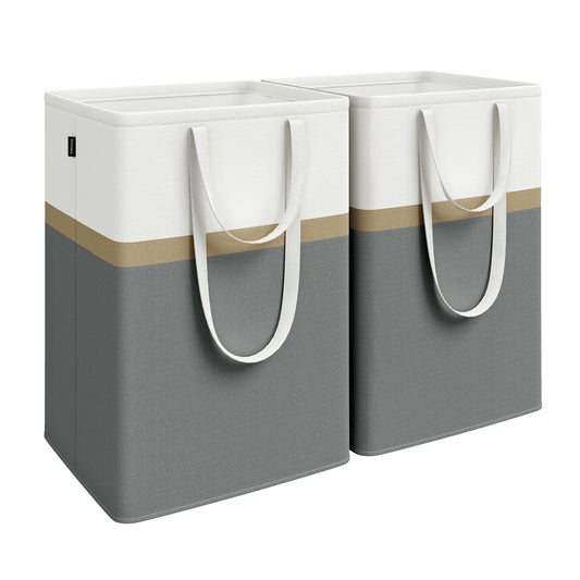 Set of 2 Foldable Laundry Hampers 19.8 Gal. - image 1