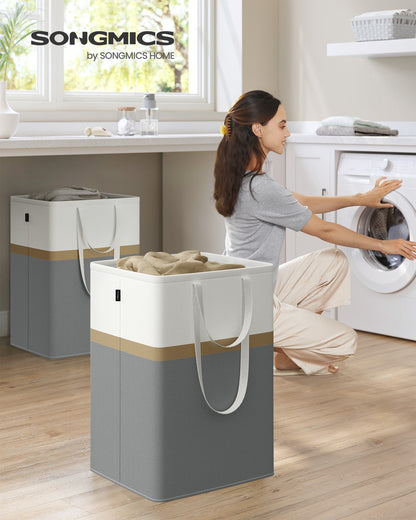 Set of 2 Foldable Laundry Hampers 19.8 Gal. - image 4