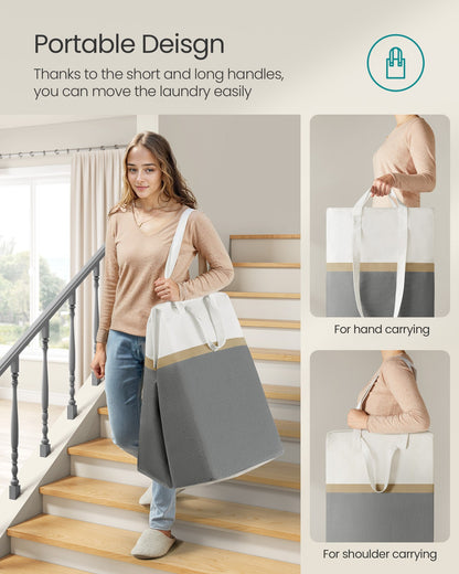 Set of 2 Foldable Laundry Hampers 19.8 Gal. - image 7