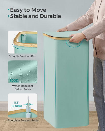 Slim Laundry Hamper with Lid, 23.8 Gallons (90L) - image 15