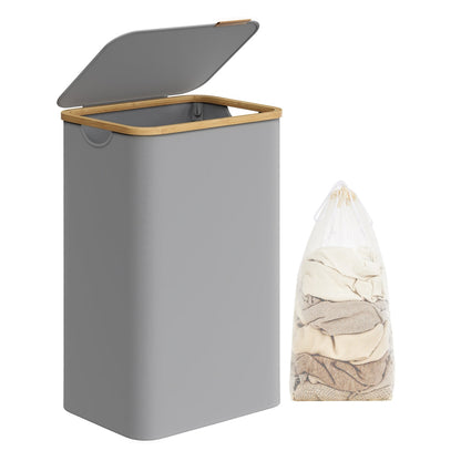 Slim Laundry Hamper with Lid, 23.8 Gallons (90L) - image 19
