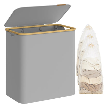 Slim Laundry Hamper with Lid, 23.8 Gallons (90L) - image 25