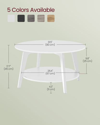 2 Tier Round Coffee Table