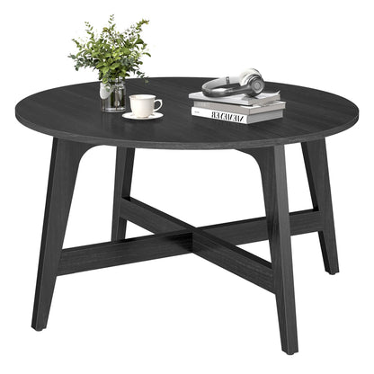 Round Coffee Table, 31.5 Inches, Honey Brown - image 16
