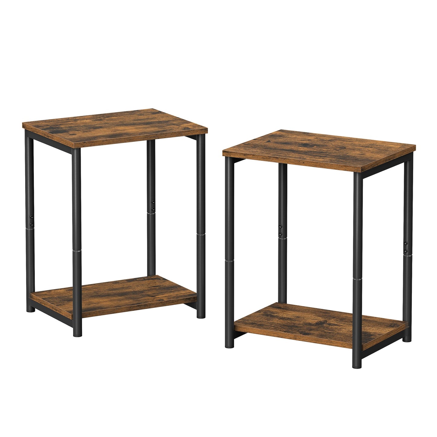 Two tier side tables set for living room and bedroom - image 1