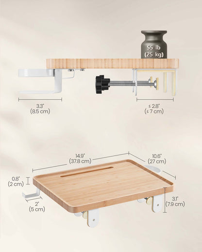 College Dorm Room Essentials Clip On Nightstand Bedside Storage - image 6
