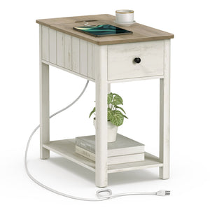 Side Table with Charging Station - image 8