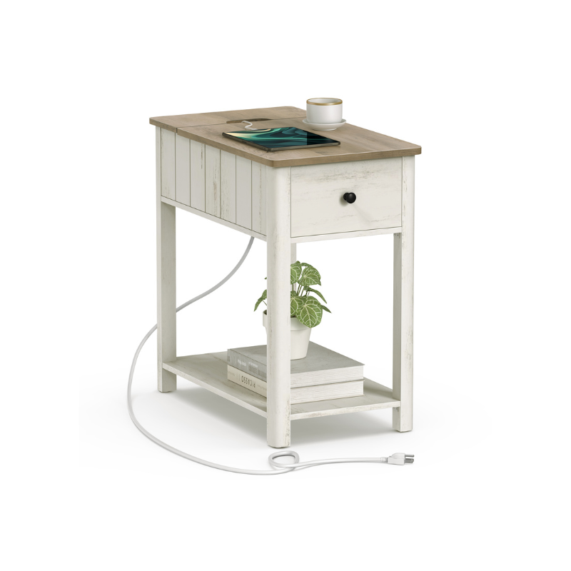 Side Table with Charging Station - image 7