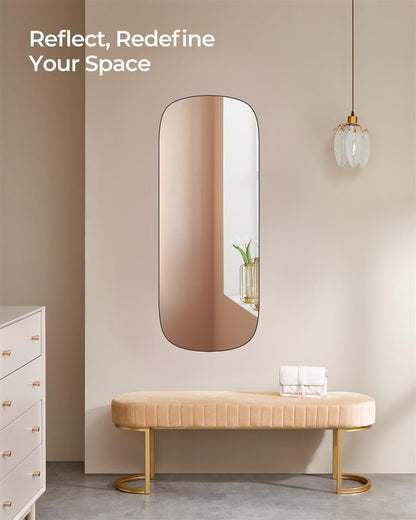 Over-the-Door Full-Length Wall Mirror, 47.2 × 18.5-Inch