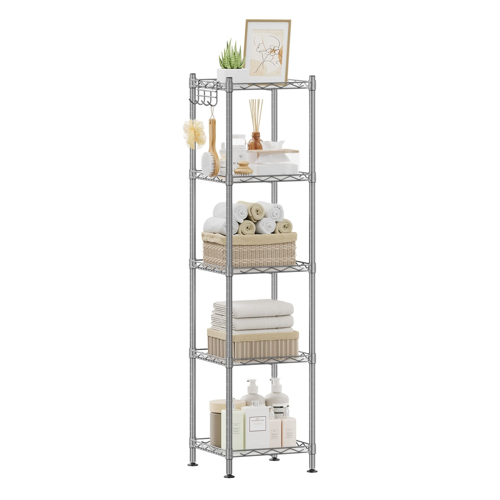 Bathroom Shelf Silver