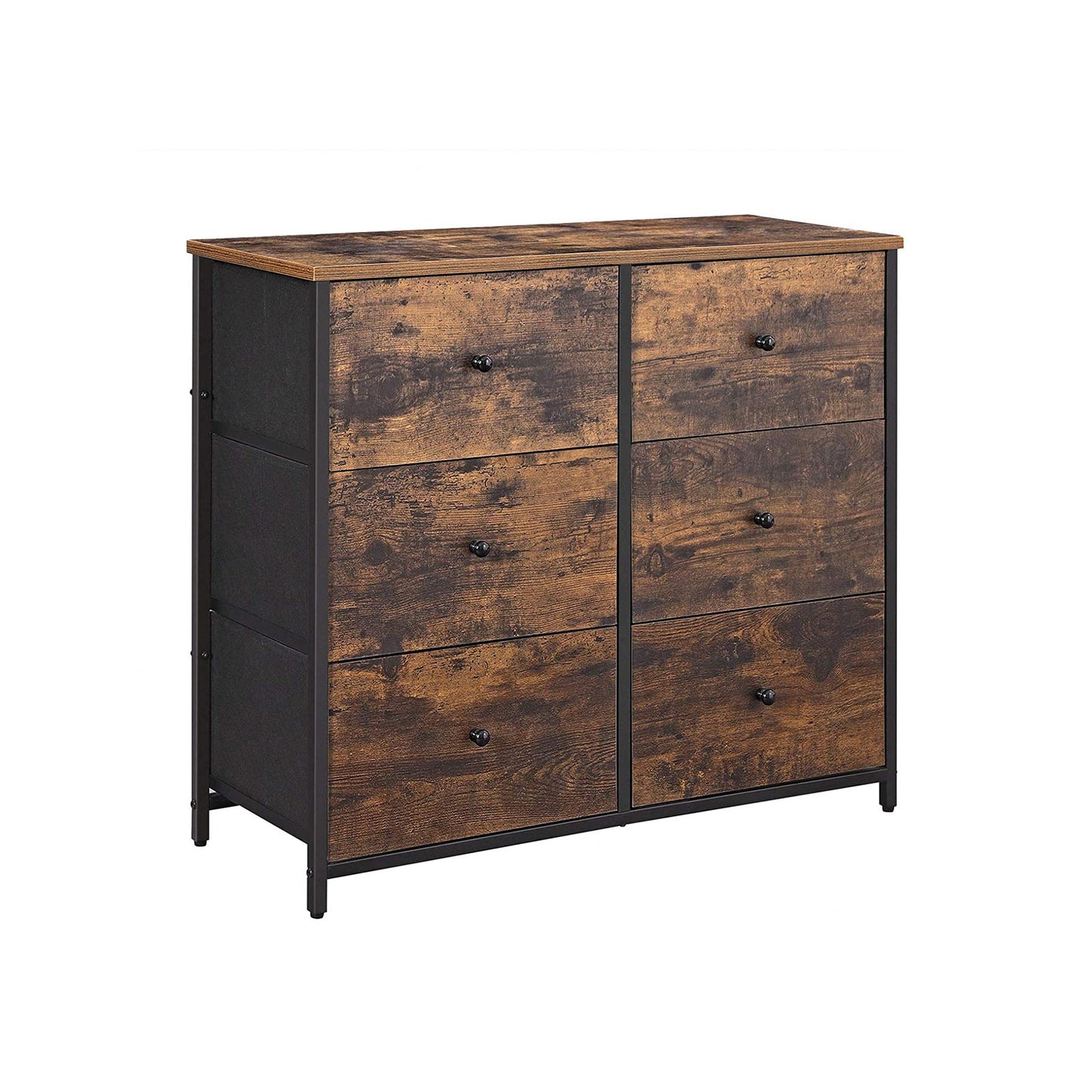 6 Drawer Chest with Metal Frame - image 10