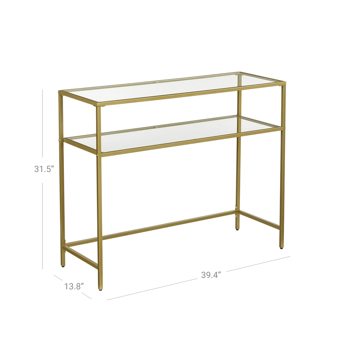 Tempered Glass Table | Console Table | Modern Sofa or Entryway Table