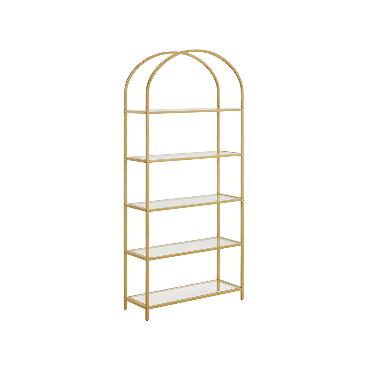 Ladder Golden Shelving Unit - image 1
