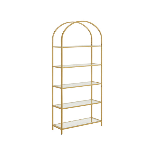 Ladder Golden Shelving Unit - image 1