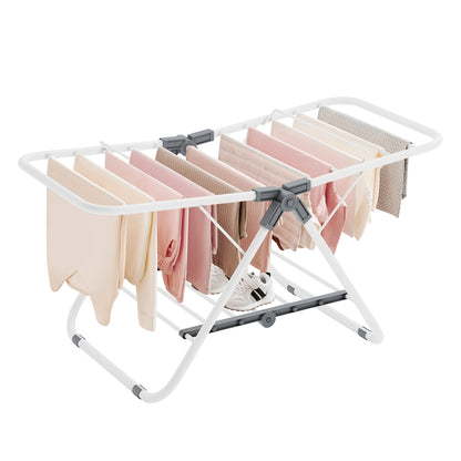 Small Foldable 2-Level Clothes Drying Rack