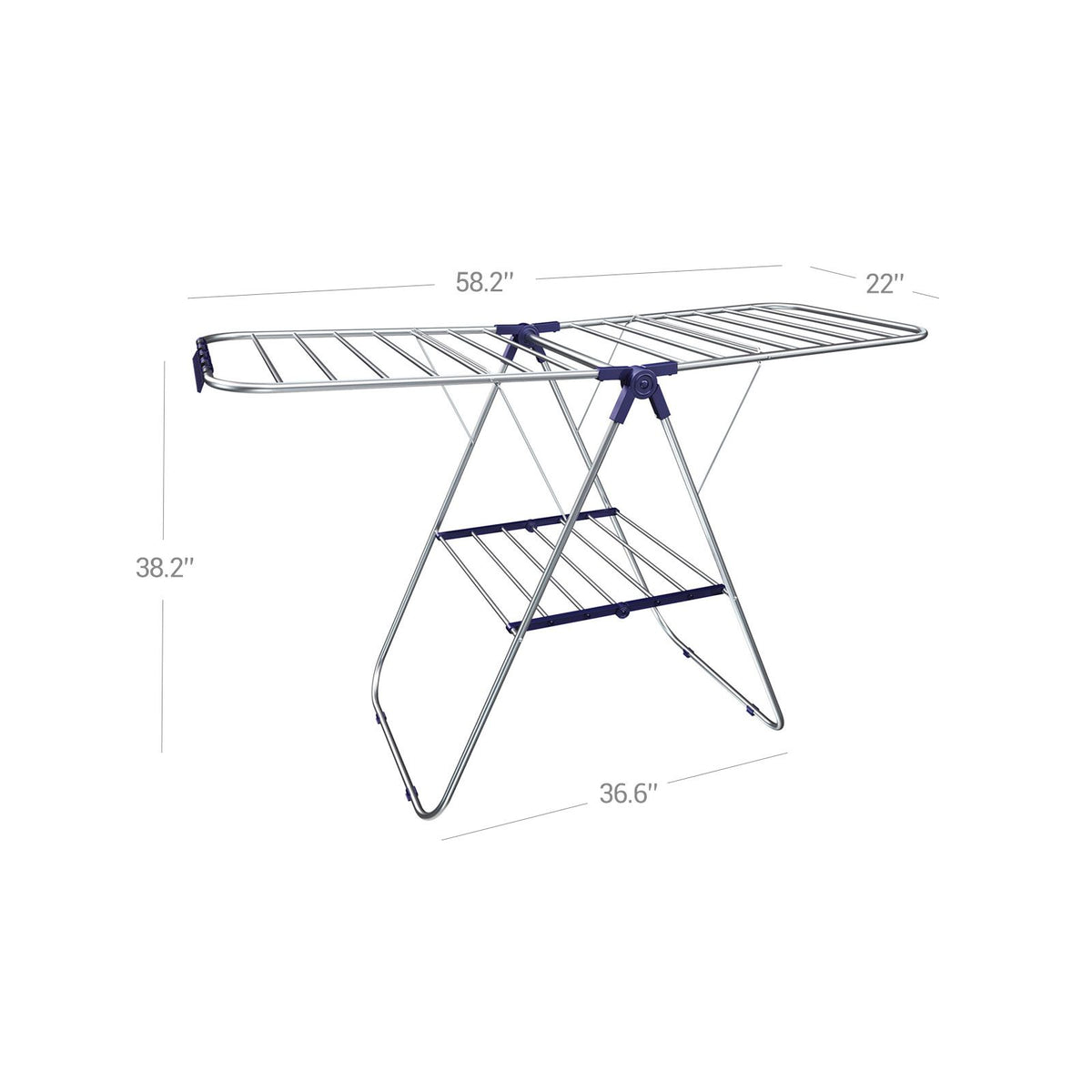 Clothes Drying Rack with Bonus Sock Clips