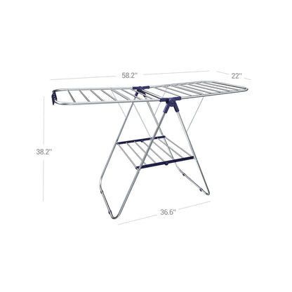 Clothes Drying Rack with Bonus Sock Clips