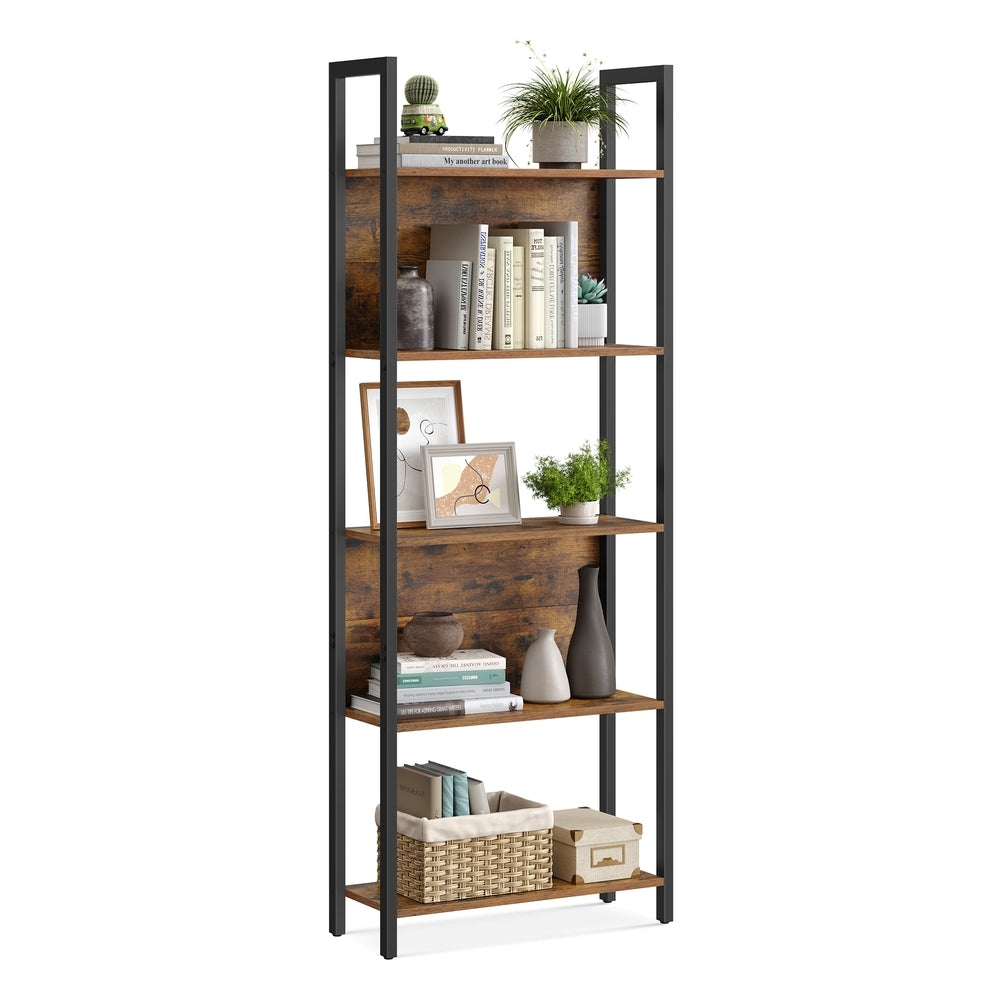 5-Tier Bookshelf, Storage Rack Shelf, Bookcase with 5 Shelves