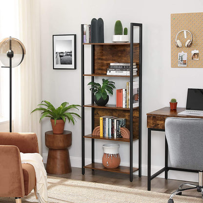 5-Tier Bookshelf, Storage Rack Shelf, Bookcase with 5 Shelves