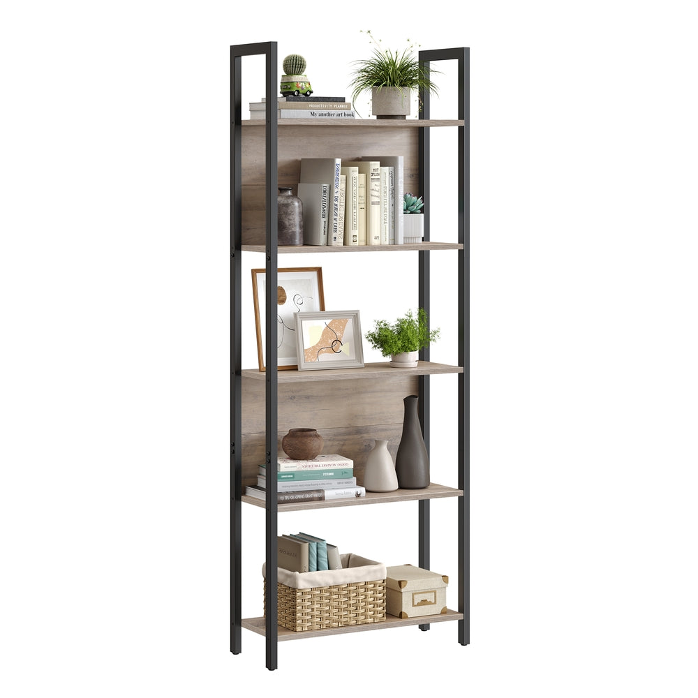 5-Tier Bookshelf, Storage Rack Shelf, Bookcase with 5 Shelves