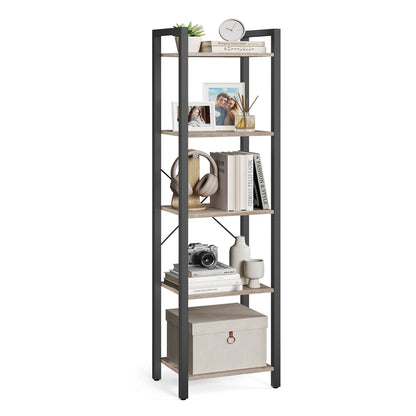 5 Tier Bookcase Storage Shelf