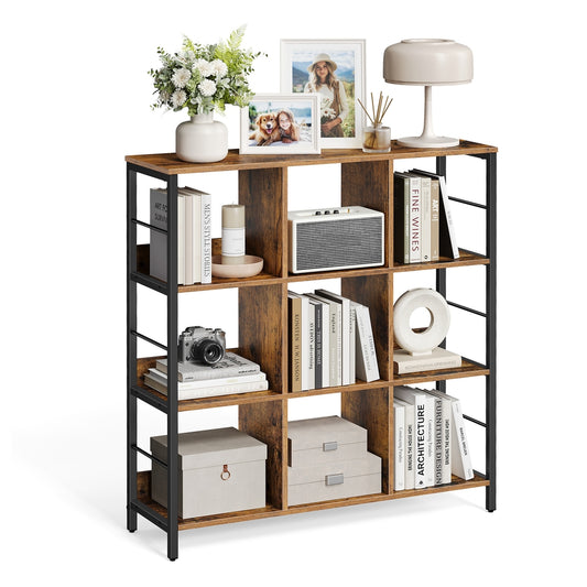 Bookshelf with 9 Storage Cubes - image 1