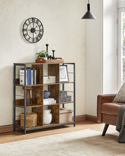 Bookshelf with 9 Storage Cubes - image 3