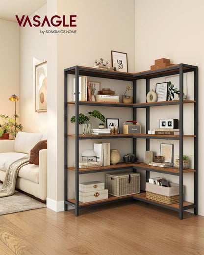 Metal Frame Bookshelf for living room bedroom or office - image 2