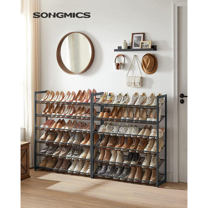 12-Tier Metal Shoe Storage Organizer
