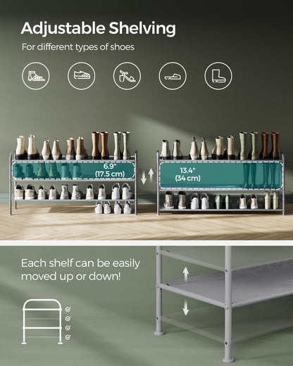 2 Tier Shoe Organizer Holds up to 12 Pairs of Shoes - image 11