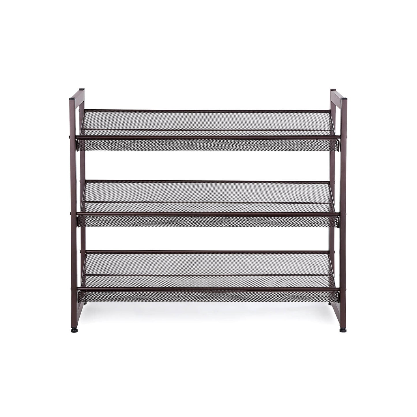 Set of 2 3-Tier Shoe Rack Storage, Holds 18-24 Pairs of Shoes - image 2
