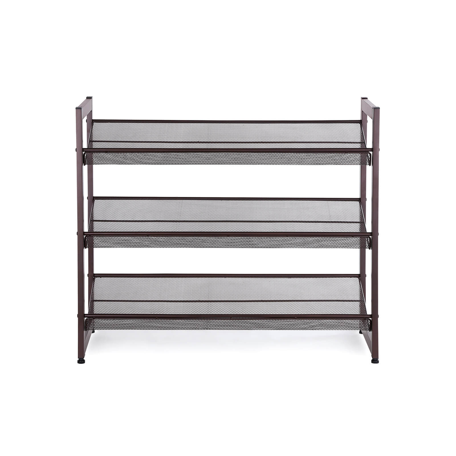 Set of 2 3-Tier Shoe Rack Storage, Holds 18-24 Pairs of Shoes - image 2
