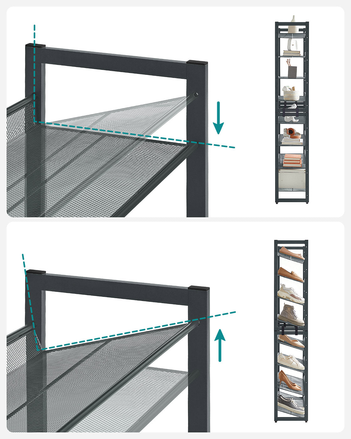 2 Stackable Shoe Racks - image 4